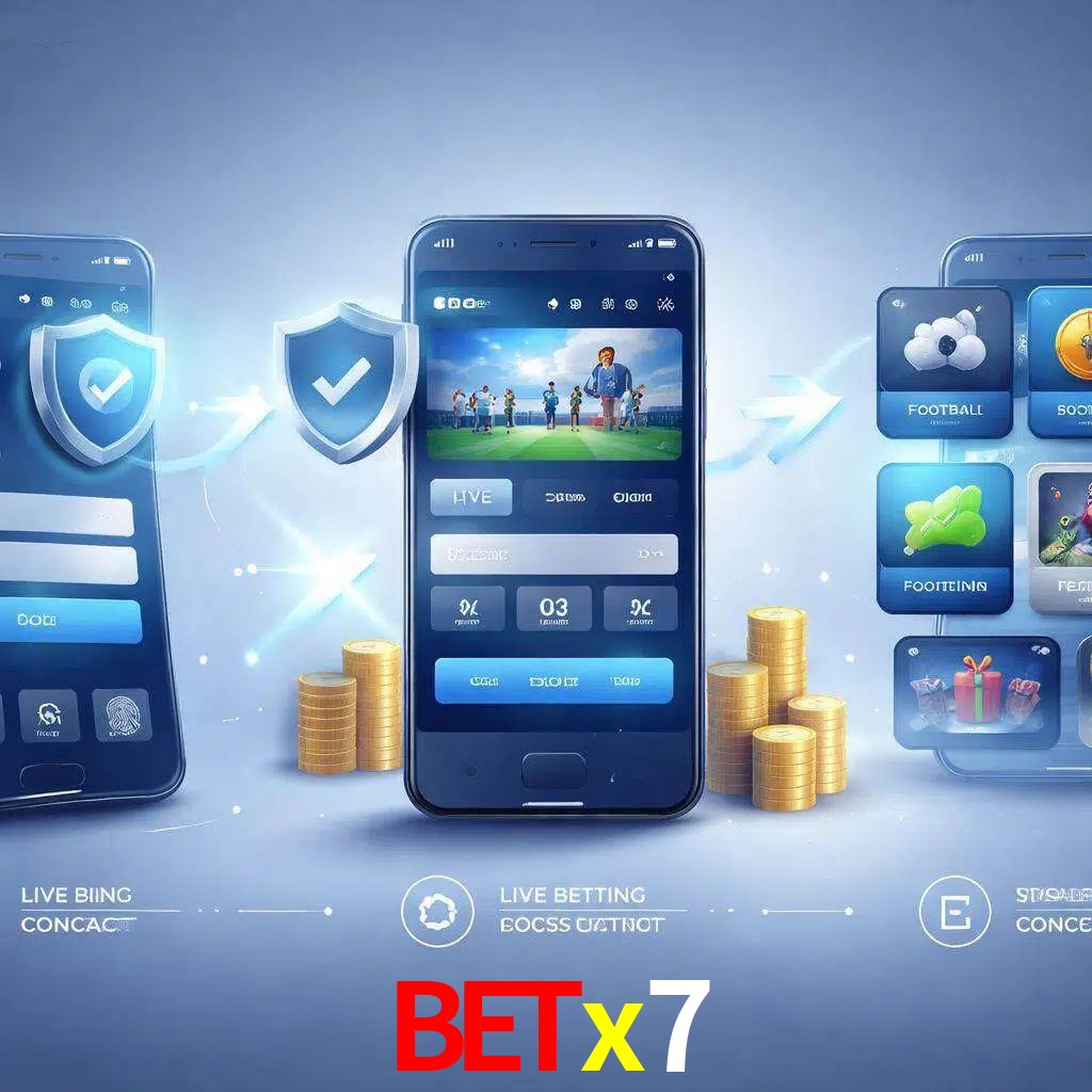 Pasos de acceso a la app betx7 en pantalla de teléfono móvil
